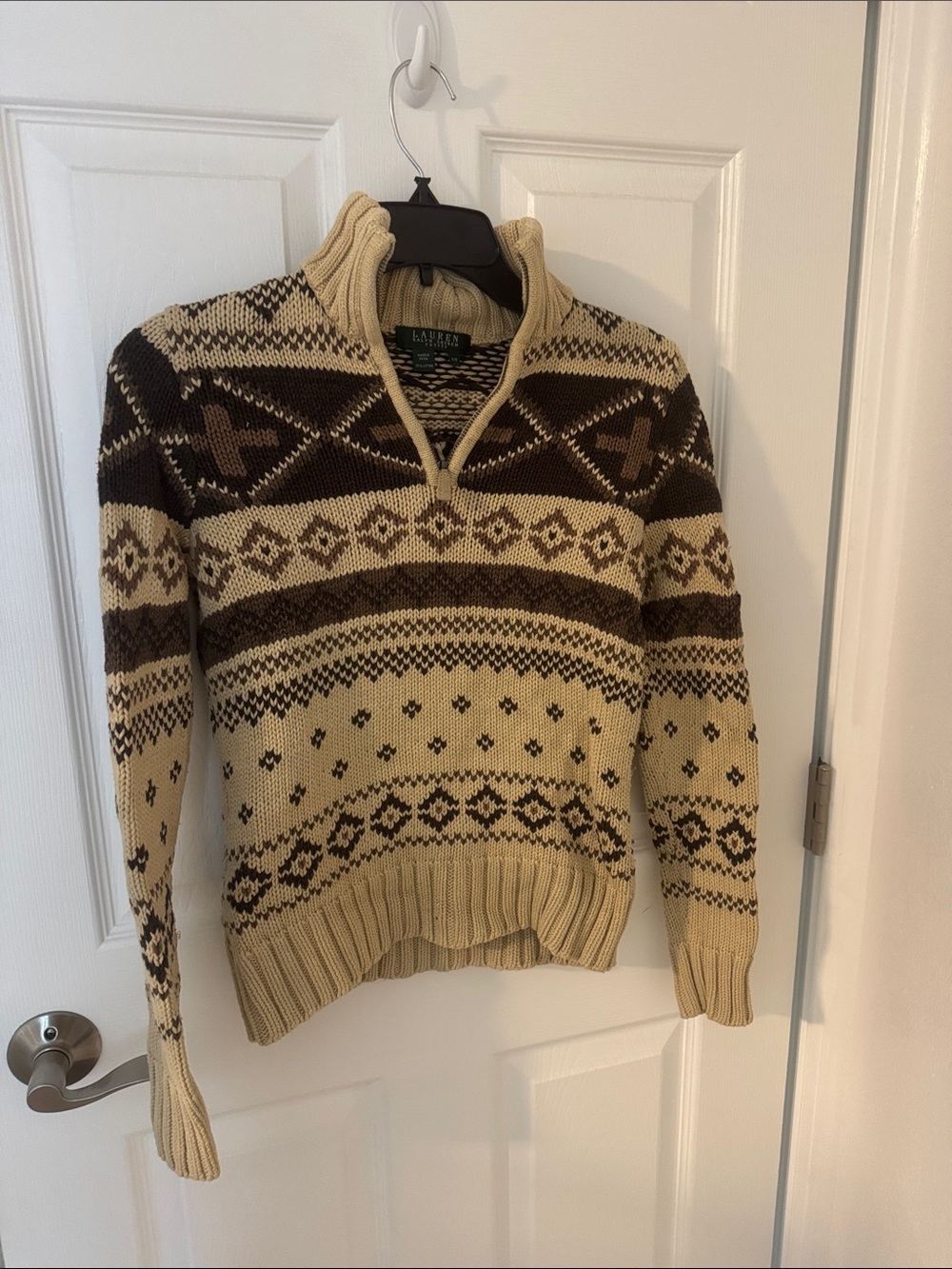 Women’s Lauren by Ralph Lauren chuck sweater size P